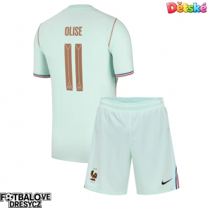 Francie Michael Olise #11 Dětské Venkovní dres komplet MS 2026 Krátký Rukáv (+ trenýrky)